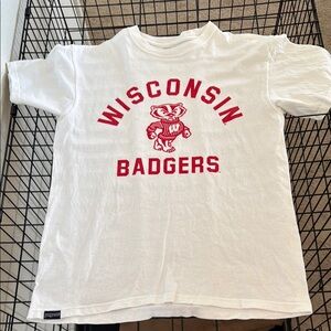Wisconsin Badgers Kids White T-Shirt